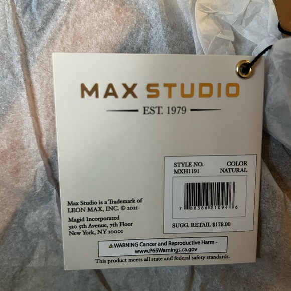 Max Studio Signature Woven Jacquard Collection Double Handled Tote - Picture 6 of 8